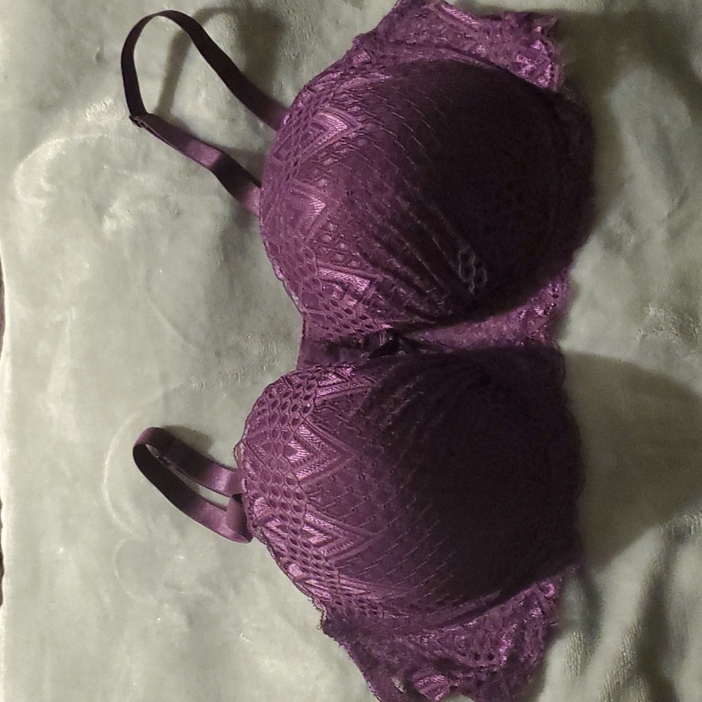 Plum purple bra 44C